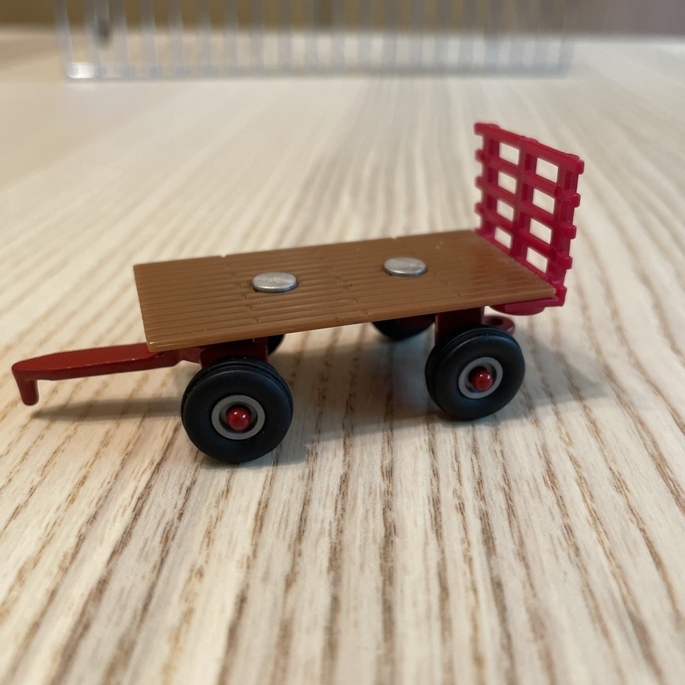 The Ertl Co Red Farm Hay Wagon